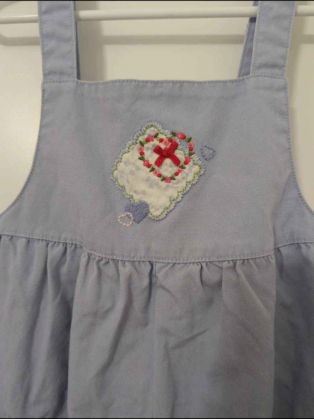 Gymboree Love Is In The Air Applique Overalls With Ruffles Girly Cottage Core